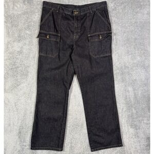 Ralph Lauren Jeans Womens 18W Lauren Jeans Co. Cargo Wide Leg Baggy Vintage 90s